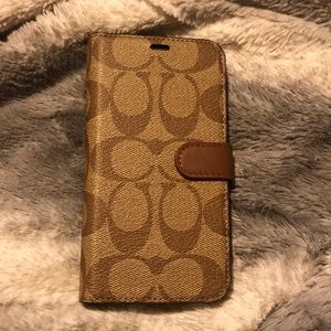 Coach iPhone 8 case/ wallet